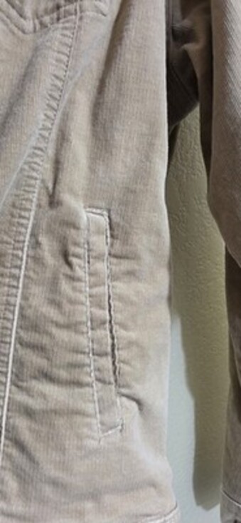 Northcrest Jacket Womens XL (18) Tan Corduroy Workwear Chore Preppy Y2k 90s - Picture 8 of 11